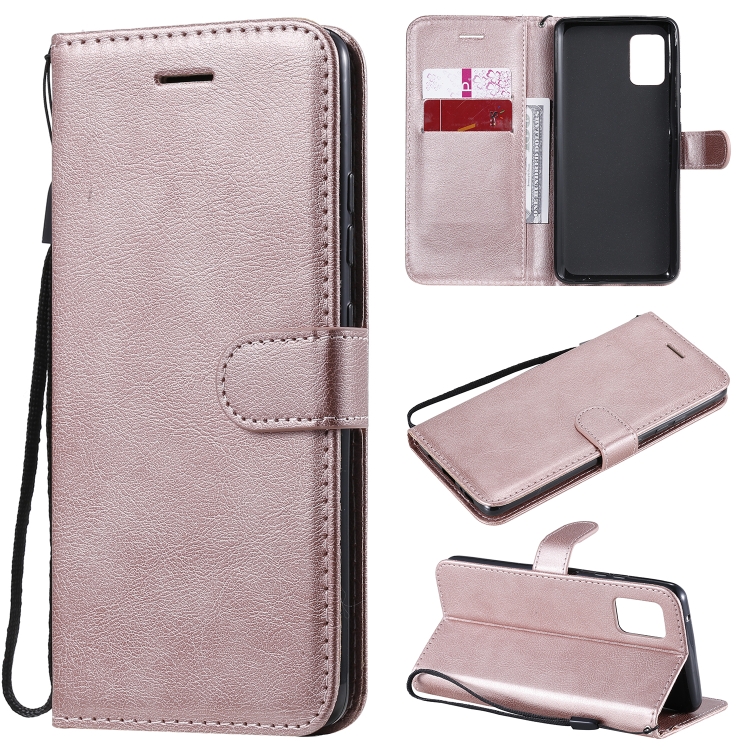 For Samsung Galaxy A51 5G Solid Color Horizontal Flip Protective Leather Case with Holder & Card Slots & Wallet & Photo Frame & Lanyard(Rose Gold)
For Samsung Galaxy A51 5G Solid Color Horizontal Flip Protective Leather Case with Holder & Card Slots & Wallet & Photo Frame & Lanyard(Rose Gold)