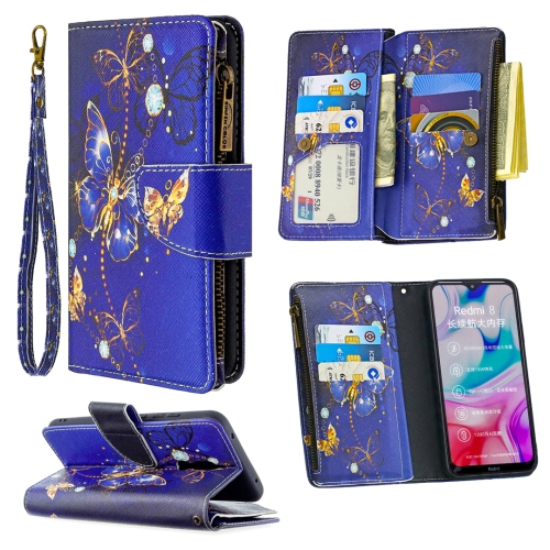 For Xiaomi Redmi 8 Colored Drawing Pattern Zipper Horizontal Flip Leather Case with Holder & Card Slots & Wallet(Purple Butterfly)
For Xiaomi Redmi 8 Colored Drawing Pattern Zipper Horizontal Flip Leather Case with Holder & Card Slots & Wallet(Purple Butterfly)