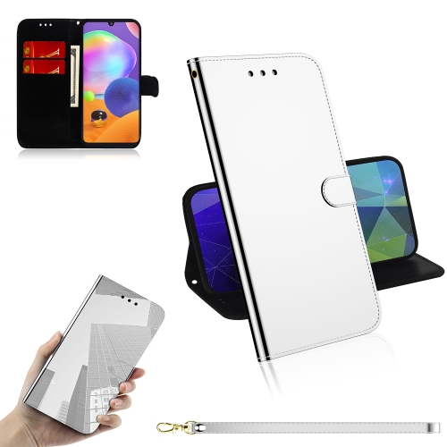 For Samsung Galaxy A31 Lmitated Mirror Surface Horizontal Flip Leather Case with Holder & Card Slots & Wallet & Lanyard(Silver)
For Samsung Galaxy A31 Lmitated Mirror Surface Horizontal Flip Leather Case with Holder & Card Slots & Wallet & Lanyard(Silver)