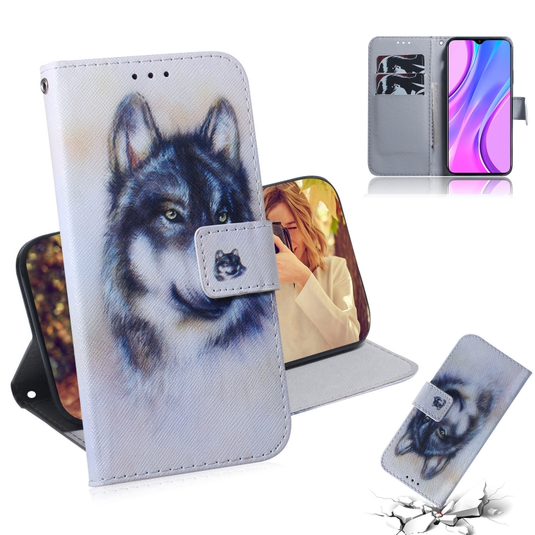 For Xiaomi Redmi 9 Colored Drawing Horizontal Flip Leather Case with Holder & Card Slot & Wallet(White Wolf)
For Xiaomi Redmi 9 Colored Drawing Horizontal Flip Leather Case with Holder & Card Slot & Wallet(White Wolf)