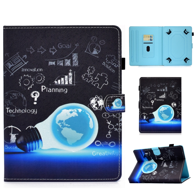 For 10.0 inch Tablet PC Colored Drawing Stitching Horizontal Flip Leather Case with Holder & Card Slots(Lamp Bulb)
For 10.0 inch Tablet PC Colored Drawing Stitching Horizontal Flip Leather Case with Holder & Card Slots(Lamp Bulb)