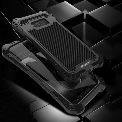 

For Samsung Galaxy S8 Plus R-JUST AMIRA Shockproof Dustproof Waterproof Metal Protective Case(Black)