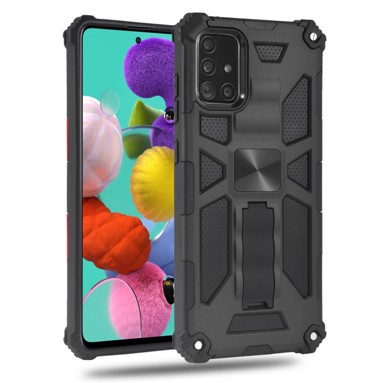 For Samsung Galaxy A51 Shockproof TPU + PC Magnetic Protective Case with Holder(Black)
For Samsung Galaxy A51 Shockproof TPU + PC Magnetic Protective Case with Holder(Black)