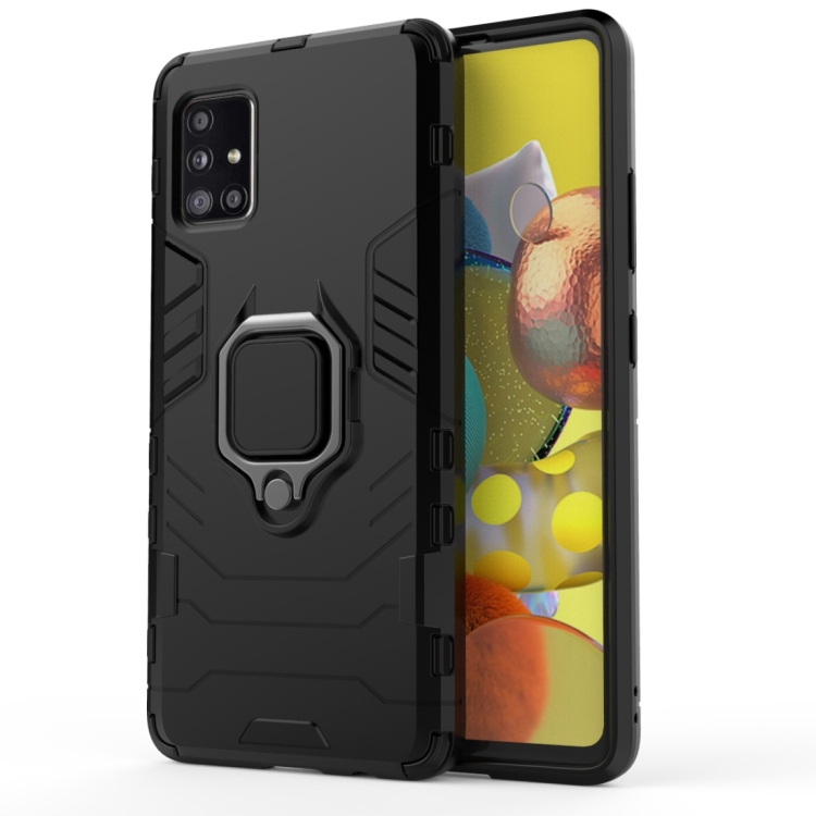 For Samsung Galaxy A51 5G Shockproof PC + TPU Protective Case with Magnetic Ring Holder(Black)
For Samsung Galaxy A51 5G Shockproof PC + TPU Protective Case with Magnetic Ring Holder(Black)