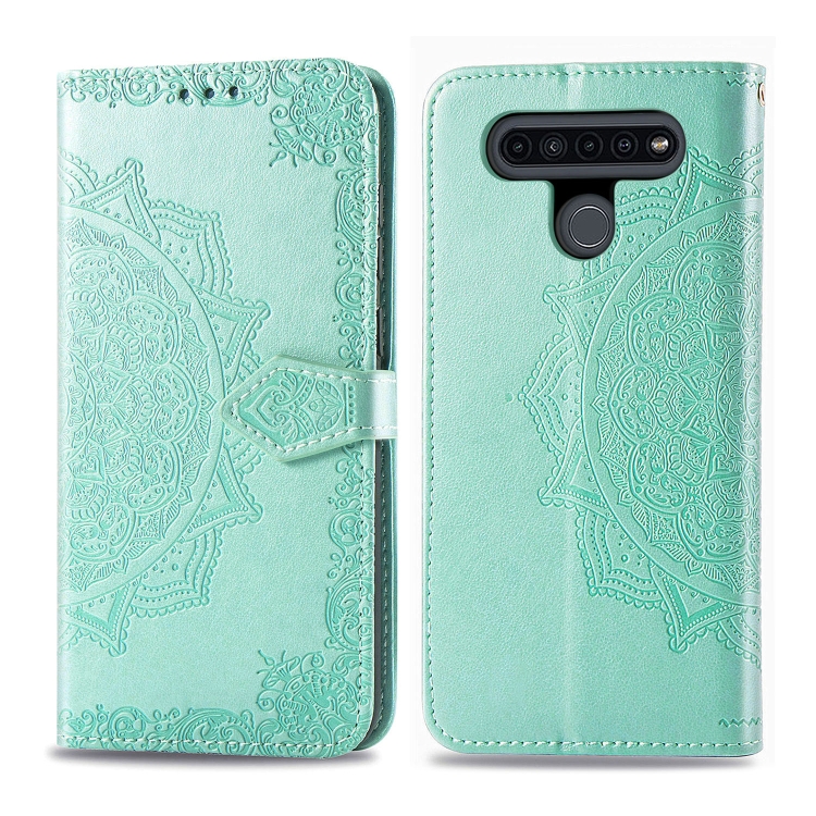 For LG K41S Embossed Mandala Pattern PC + TPU Horizontal Flip Leather Case with Holder & Card Slots & Wallet(Green)
For LG K41S Embossed Mandala Pattern PC + TPU Horizontal Flip Leather Case with Holder & Card Slots & Wallet(Green)