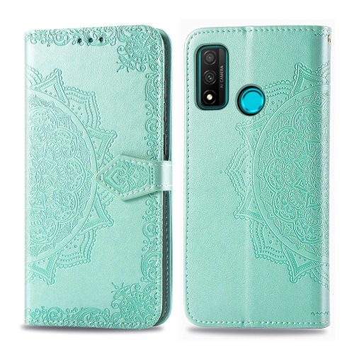 For Huawei P Smart 2020 Embossed Mandala Pattern PC + TPU Horizontal Flip Leather Case with Holder & Card Slots & Wallet(Green)
For Huawei P Smart 2020 Embossed Mandala Pattern PC + TPU Horizontal Flip Leather Case with Holder & Card Slots & Wallet(Green)