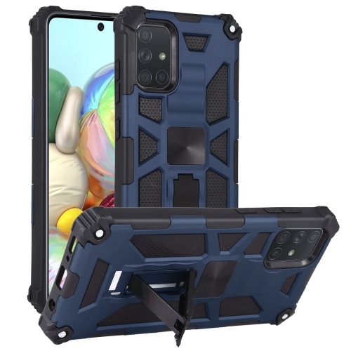 For Samsung Galaxy A71 Shockproof TPU + PC Magnetic Protective Case with Holder(Blue)
For Samsung Galaxy A71 Shockproof TPU + PC Magnetic Protective Case with Holder(Blue)