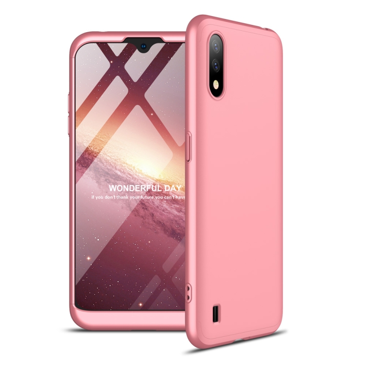 For Samsung Galaxy A01 GKK Three Stage Splicing Full Coverage PC Protective Case(Rose Gold)
For Samsung Galaxy A01 GKK Three Stage Splicing Full Coverage PC Protective Case(Rose Gold)
