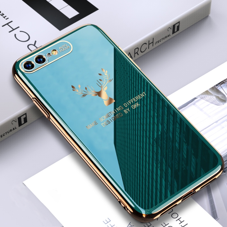 For iPhone 8 Plus / 7 Plus GKK PC + Solid Color Plating Protective Case(Green)
For iPhone 8 Plus / 7 Plus GKK PC + Solid Color Plating Protective Case(Green)