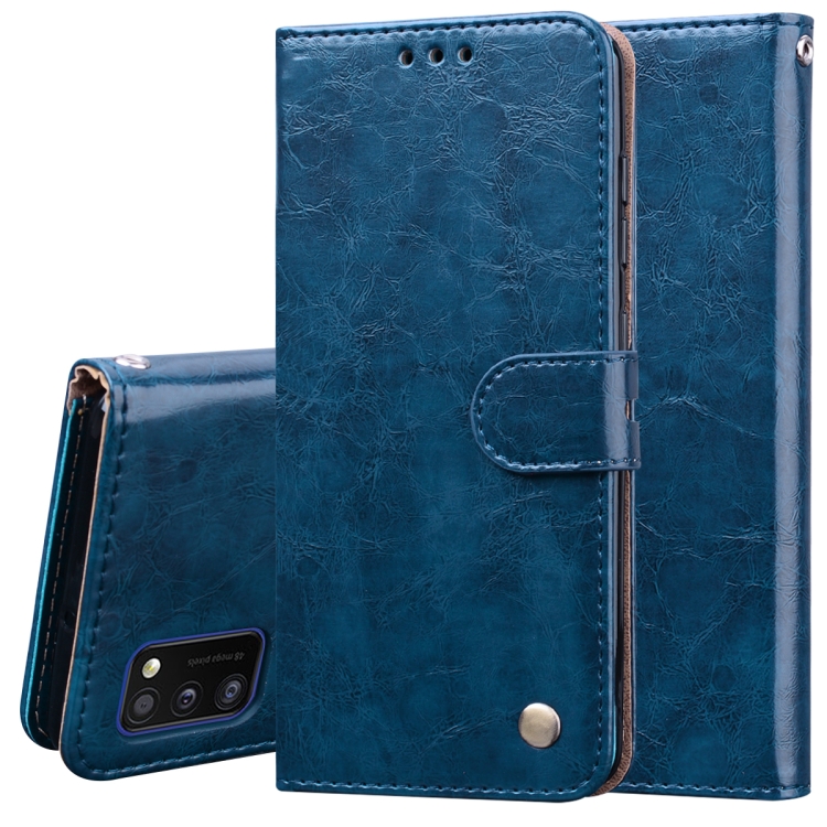 For Samsung Galaxy A41 Business Style Oil Wax Texture Horizontal Flip Leather Case with Holder & Card Slots & Wallet(Royal Blue)
For Samsung Galaxy A41 Business Style Oil Wax Texture Horizontal Flip Leather Case with Holder & Card Slots & Wallet(Royal Blue)