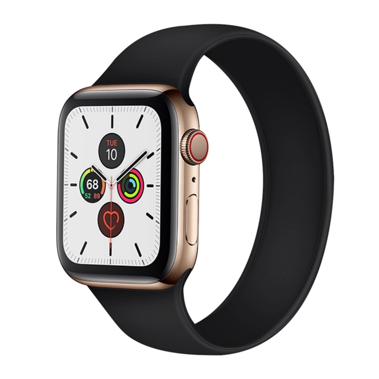 For Apple Watch Series 5 & 4 44mm / 3 & 2 & 1 42mm Solid Color Elastic Silicone Replacement Wrist Strap Watchband, Size:M 143mm(Black)
For Apple Watch Series 5 & 4 44mm / 3 & 2 & 1 42mm Solid Color Elastic Silicone Replacement Wrist Strap Watchband, Size:M 143mm(Black)