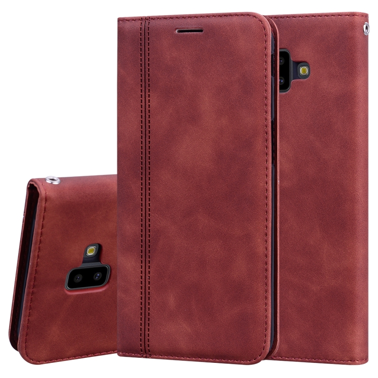 For Samsung Galaxy J6 Plus (2018) Frosted Business Magnetic Horizontal Flip PU Leather Case with Holder & Card Slot & Lanyard(Brown)
For Samsung Galaxy J6 Plus (2018) Frosted Business Magnetic Horizontal Flip PU Leather Case with Holder & Card Slot & Lanyard(Brown)