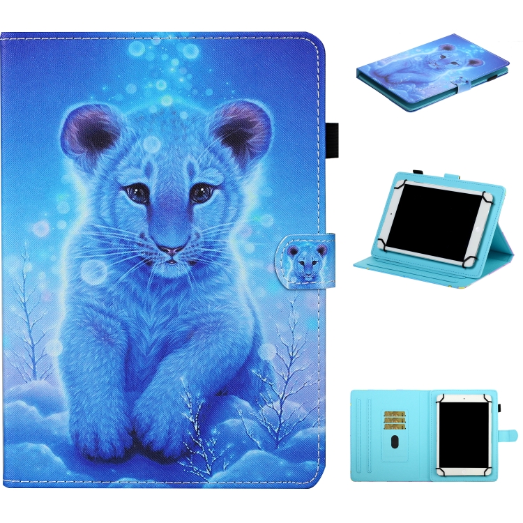 For 8 inch Universal Tablet Colored Drawing Stitching Horizontal Flip Leather Case with Holder & Card Slots & Anti-skid strip(Little Tiger)
For 8 inch Universal Tablet Colored Drawing Stitching Horizontal Flip Leather Case with Holder & Card Slots & Anti-skid strip(Little Tiger)