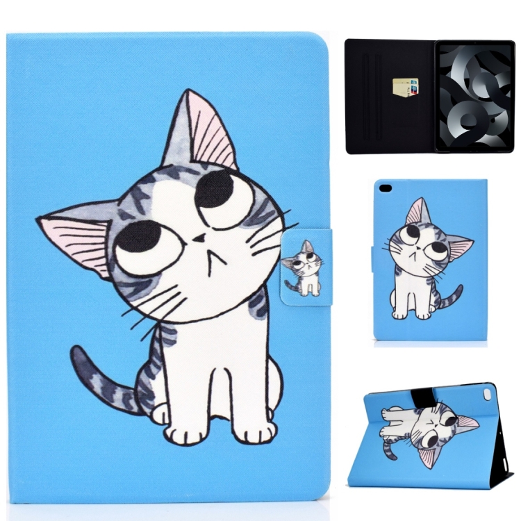 For iPad 10.2 / 10.5 (2017) & Air 10.5 (2019) Voltage Painted Pattern Tablet PC Protective Leather Case with Bracket & Card Slots & Sleep / Wake-up & Anti-skid Strip(Blue Cat)
For iPad 10.2 / 10.5 (2017) & Air 10.5 (2019) Voltage Painted Pattern Tablet PC Protective Leather Case with Bracket & Card Slots & Sleep / Wake-up & Anti-skid Strip(Blue Cat)
