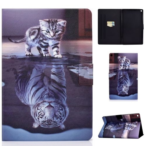For Amazon Kindle Fire HD 10 (2015) / (2017) Voltage Painted Pattern Tablet PC Protective Leather Case with Bracket & Card Slot & Sleep / Wake-up & Anti-skid Strip(Cat and Tiger)
For Amazon Kindle Fire HD 10 (2015) / (2017) Voltage Painted Pattern Tablet PC Protective Leather Case with Bracket & Card Slot & Sleep / Wake-up & Anti-skid Strip(Cat and Tiger)