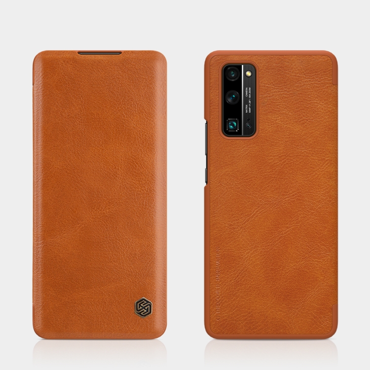 For Huawei Honor 30 Pro NILLKIN QIN Series Crazy Horse Texture Horizontal Flip Leather Case with Card Slot(Brown)
For Huawei Honor 30 Pro NILLKIN QIN Series Crazy Horse Texture Horizontal Flip Leather Case with Card Slot(Brown)