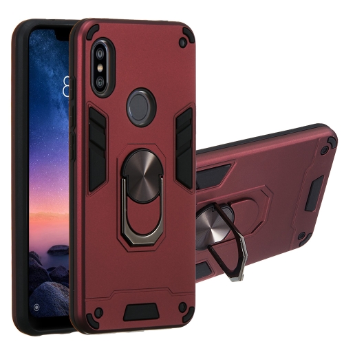 For Xiaomi Redmi Note 6 / Note 6 Pro 2 in 1 Armour Series PC + TPU Protective Case with Ring Holder(Wine Red)
For Xiaomi Redmi Note 6 / Note 6 Pro 2 in 1 Armour Series PC + TPU Protective Case with Ring Holder(Wine Red)