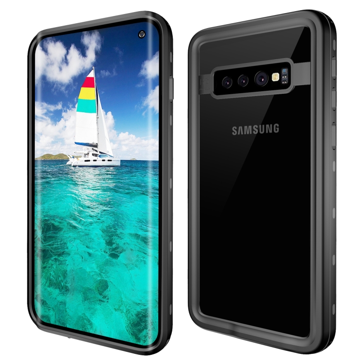 For Samsung Galaxy S10 RedPepper Transparent Dot Shockproof Waterproof PC + TPU Protective Case(Black)
For Samsung Galaxy S10 RedPepper Transparent Dot Shockproof Waterproof PC + TPU Protective Case(Black)