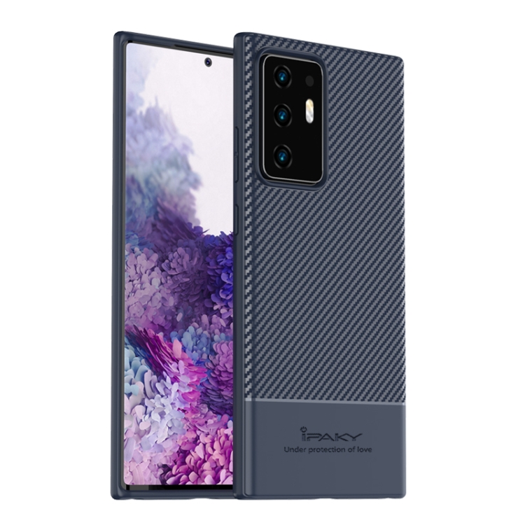 For Samsung Galaxy Note 20 Ultra iPAKY Carbon Fiber Texture Soft TPU Case(Blue)
For Samsung Galaxy Note 20 Ultra iPAKY Carbon Fiber Texture Soft TPU Case(Blue)
