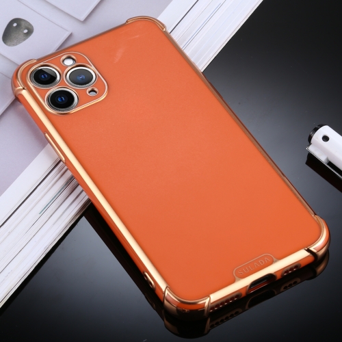 For iPhone 11 Pro Max SULADA Colorful Shield Series TPU + Plating Edge Protective Case(Orange)
For iPhone 11 Pro Max SULADA Colorful Shield Series TPU + Plating Edge Protective Case(Orange)