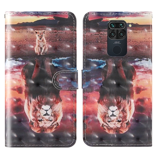For Xiaomi Redmi Note 9 / Mi 10X 4G 3D Painting Colored Drawing Pattern Horizontal Flip TPU + PU Leather Case with Holder & Card Slots & Wallet & Lanyard(Dream Lion)
For Xiaomi Redmi Note 9 / Mi 10X 4G 3D Painting Colored Drawing Pattern Horizontal Flip TPU + PU Leather Case with Holder & Card Slots & Wallet & Lanyard(Dream Lion)