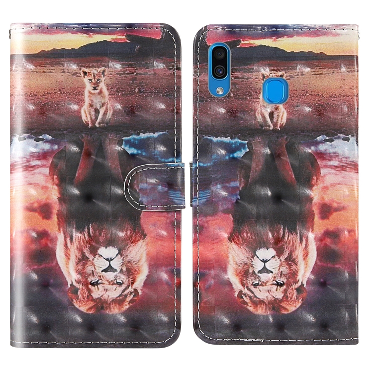 For Samsung Galaxy A40 3D Painting Colored Drawing Pattern Horizontal Flip TPU + PU Leather Case with Holder & Card Slots & Wallet & Lanyard(Dream Lion)
For Samsung Galaxy A40 3D Painting Colored Drawing Pattern Horizontal Flip TPU + PU Leather Case with Holder & Card Slots & Wallet & Lanyard(Dream Lion)