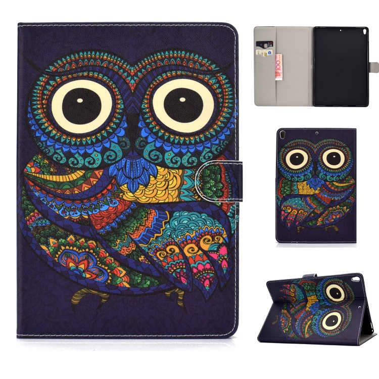 For iPad Pro 10.5 inch Colored Drawing Pattern Horizontal Flip PU Leather Case with Holder & Card Slot & Sleep / Wake-up Function(Owl)
For iPad Pro 10.5 inch Colored Drawing Pattern Horizontal Flip PU Leather Case with Holder & Card Slot & Sleep / Wake-up Function(Owl)