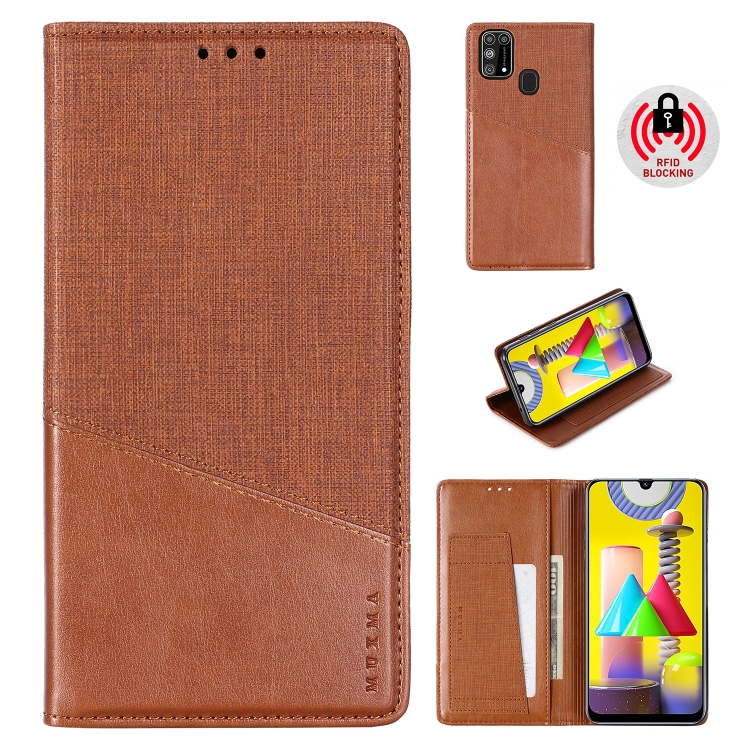 For Samsung Galaxy M31 MUXMA MX109 Horizontal Flip Leather Case with Holder & Card Slot & Wallet(Brown)
For Samsung Galaxy M31 MUXMA MX109 Horizontal Flip Leather Case with Holder & Card Slot & Wallet(Brown)