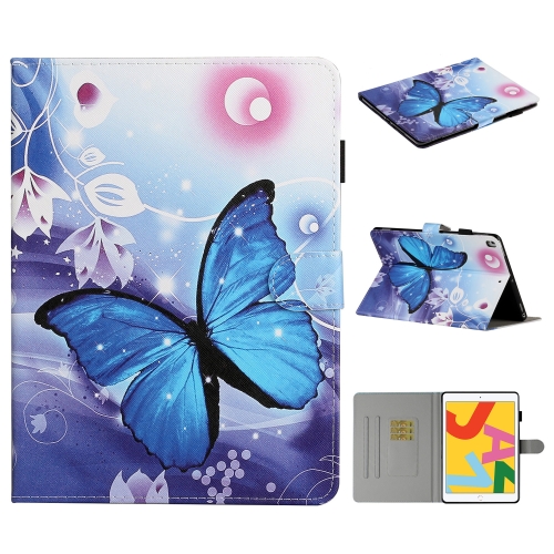 For iPad Pro 10.2 inch / 10.5 (2019) Colored Drawing Pattern Horizontal Flip PU Leather Case with Holder & Card Slot & Sleep / Wake-up Function(Blue Butterfly)
For iPad Pro 10.2 inch / 10.5 (2019) Colored Drawing Pattern Horizontal Flip PU Leather Case with Holder & Card Slot & Sleep / Wake-up Function(Blue Butterfly)