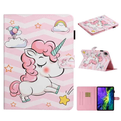For iPad Pro 11 inch (2020) Colored Drawing Pattern Horizontal Flip PU Leather Case with Holder & Card Slot & Sleep / Wake-up Function(Pink Unicorn)
For iPad Pro 11 inch (2020) Colored Drawing Pattern Horizontal Flip PU Leather Case with Holder & Card Slot & Sleep / Wake-up Function(Pink Unicorn)