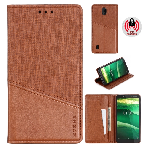 For Nokia C1 MUXMA MX109 Horizontal Flip Leather Case with Holder & Card Slot & Wallet(Brown)
For Nokia C1 MUXMA MX109 Horizontal Flip Leather Case with Holder & Card Slot & Wallet(Brown)