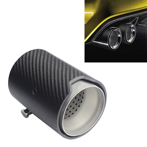 Car Modified Matte Surface Exhaust Pipe Carbon Fiber Tail Throatfor BMW M2 / M3 / M4 / M5, Outer Diameter of Air Inlet:73mm
Car Modified Matte Surface Exhaust Pipe Carbon Fiber Tail Throatfor BMW M2 / M3 / M4 / M5, Outer Diameter of Air Inlet:73mm