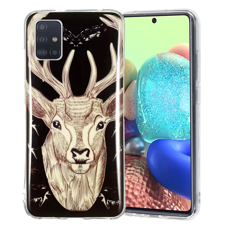 For Samsung Galaxy A71 5G Luminous TPU Mobile Phone Protective Case(Deer Head)
For Samsung Galaxy A71 5G Luminous TPU Mobile Phone Protective Case(Deer Head)