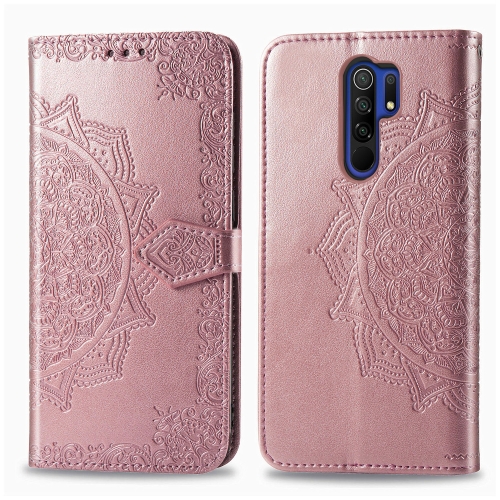 For Xiaomi Redmi 9 Embossed Mandala Pattern TPU + PU Horizontal Flip Leather Case with Holder & Card Slots & Wallet(Rose Gold)
For Xiaomi Redmi 9 Embossed Mandala Pattern TPU + PU Horizontal Flip Leather Case with Holder & Card Slots & Wallet(Rose Gold)