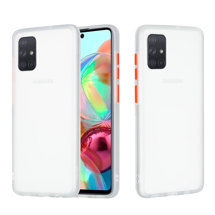 For Samsung Galaxy A71 Skin Hand Feeling Series Shockproof Frosted PC+ TPU Protective Case(White)
For Samsung Galaxy A71 Skin Hand Feeling Series Shockproof Frosted PC+ TPU Protective Case(White)