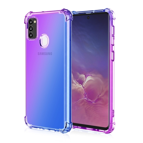 For Samsung Galaxy M21 & M30s Four-Corner Airbag Shockproof Gradient Color TPU Protective Case(Purple Blue)
For Samsung Galaxy M21 & M30s Four-Corner Airbag Shockproof Gradient Color TPU Protective Case(Purple Blue)