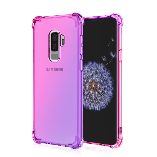 For Samsung Galaxy S9+ Four-Corner Airbag Shockproof Gradient Color TPU Protective Case(Pink Purple)
For Samsung Galaxy S9+ Four-Corner Airbag Shockproof Gradient Color TPU Protective Case(Pink Purple)