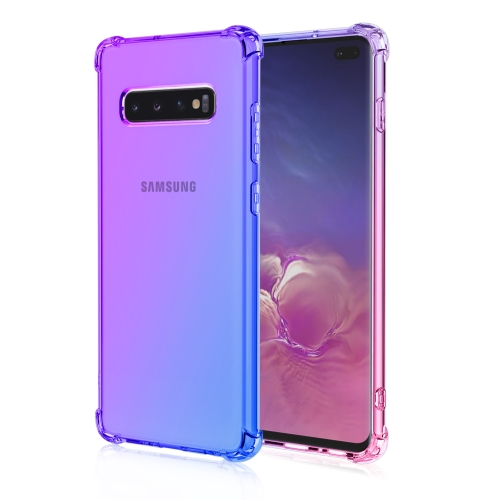 For Samsung Galaxy S10+ Four-Corner Airbag Shockproof Gradient Color TPU Protective Case(Purple Blue)
For Samsung Galaxy S10+ Four-Corner Airbag Shockproof Gradient Color TPU Protective Case(Purple Blue)