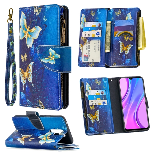 For Xiaomi Redmi 9 Colored Drawing Pattern Zipper Horizontal Flip Leather Case with Holder & Card Slots & Wallet(Gold Butterfly)
For Xiaomi Redmi 9 Colored Drawing Pattern Zipper Horizontal Flip Leather Case with Holder & Card Slots & Wallet(Gold Butterfly)