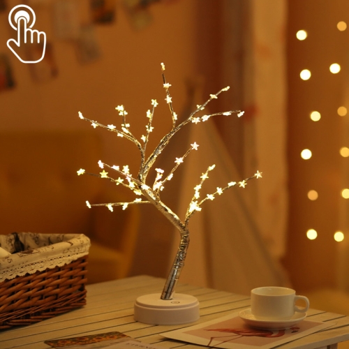 LED Pentagram Tree Copper Wire Table Lamp Creative Decoration Touch Control Night Light (Warm White Light)
LED Pentagram Tree Copper Wire Table Lamp Creative Decoration Touch Control Night Light (Warm White Light)