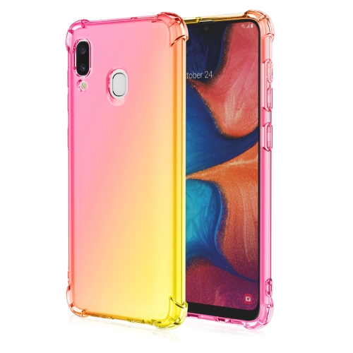 For Samsung Galaxy A20 / A30 Four-Corner Airbag Shockproof Gradient Color Clear TPU Case(Pink Gold)
For Samsung Galaxy A20 / A30 Four-Corner Airbag Shockproof Gradient Color Clear TPU Case(Pink Gold)
