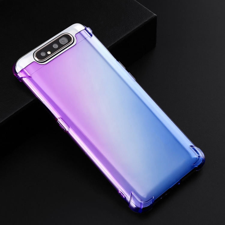 For Samsung Galaxy A80 Four-Corner Airbag Shockproof Gradient Color Clear TPU Case(Purple Blue)
For Samsung Galaxy A80 Four-Corner Airbag Shockproof Gradient Color Clear TPU Case(Purple Blue)