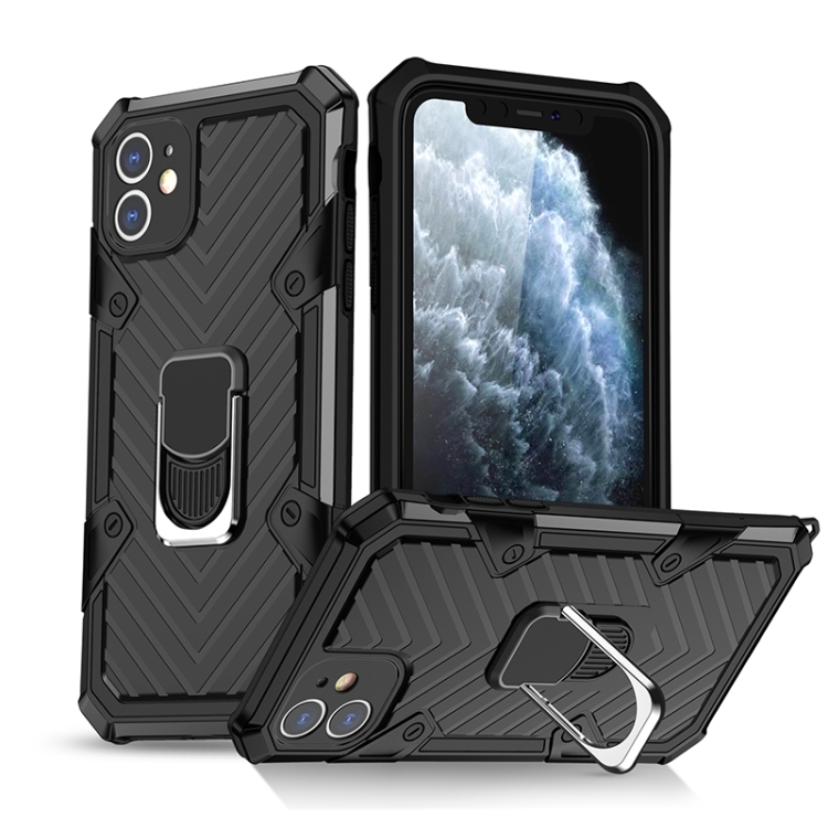 For iPhone 11 Cool Armor PC+TPU Shockproof Case with 360 Degree Rotation Ring Holder(Black)
For iPhone 11 Cool Armor PC+TPU Shockproof Case with 360 Degree Rotation Ring Holder(Black)