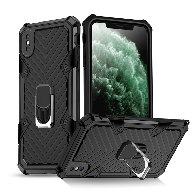 For iPhone XS Max Cool Armor PC+TPU Shockproof Case with 360 Degree Rotation Ring Holder(Black)
For iPhone XS Max Cool Armor PC+TPU Shockproof Case with 360 Degree Rotation Ring Holder(Black)