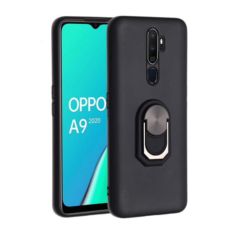 For OPPO A9 (2020) PC + TPU Shockproof Protective Case with Ring Holder(Black)
For OPPO A9 (2020) PC + TPU Shockproof Protective Case with Ring Holder(Black)
