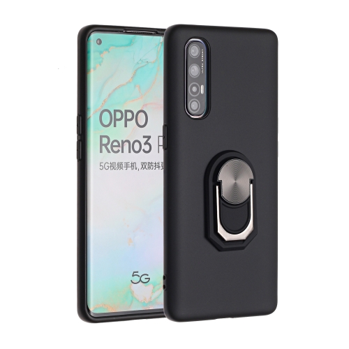 For OPPO Reno3 Pro PC + TPU Shockproof Protective Case with Ring Holder(Black)
For OPPO Reno3 Pro PC + TPU Shockproof Protective Case with Ring Holder(Black)