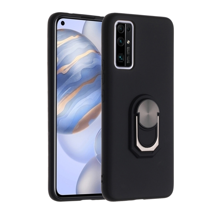 For Huawei Honor 30 Black Armor PC + TPU Shockproof Protective Case with Ring Holder(Black) 
For Huawei Honor 30 Black Armor PC + TPU Shockproof Protective Case with Ring Holder(Black)