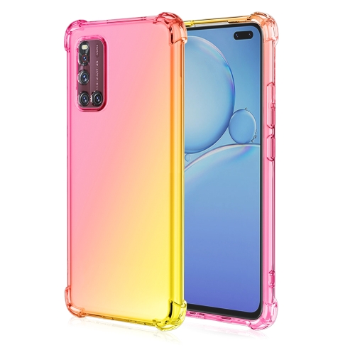For Vivo V19 (Global Official Version) Four-Corner Airbag Shockproof Gradient Color Clear TPU Case(Pink Gold)
For Vivo V19 (Global Official Version) Four-Corner Airbag Shockproof Gradient Color Clear TPU Case(Pink Gold)