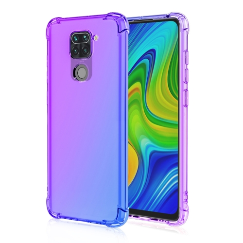 For Xiaomi Redmi Note 9 Four-Corner Airbag Shockproof Gradient Color TPU Protective Case(Purple Blue)
For Xiaomi Redmi Note 9 Four-Corner Airbag Shockproof Gradient Color TPU Protective Case(Purple Blue)
