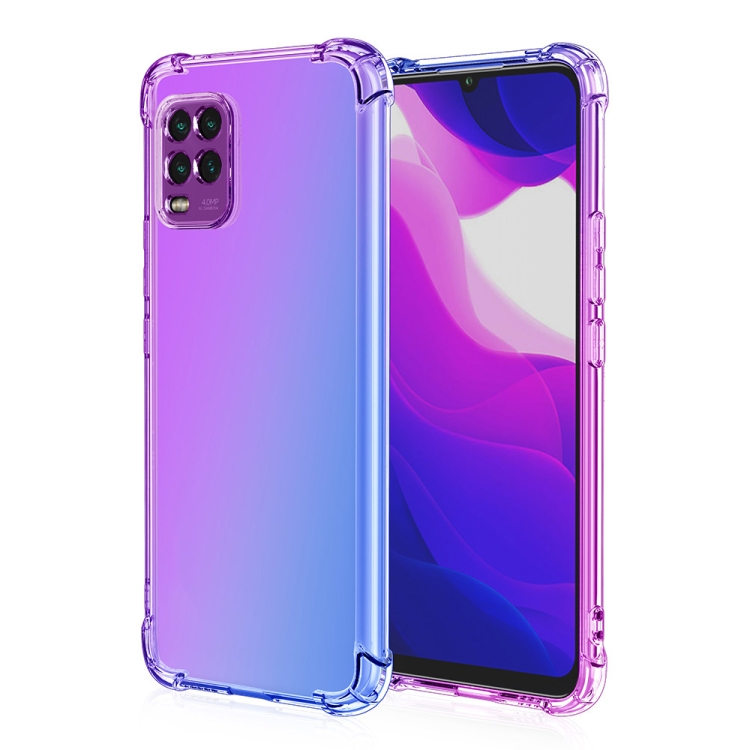 For Xiaomi Mi 10 Lite Four-Corner Airbag Shockproof Gradient Color TPU Protective Case(Purple Blue) 
For Xiaomi Mi 10 Lite Four-Corner Airbag Shockproof Gradient Color TPU Protective Case(Purple Blue)